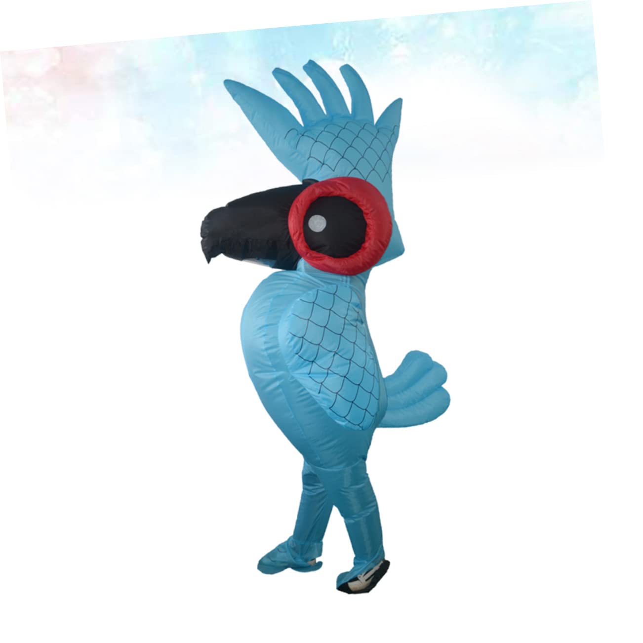 LIFKOME Nadmuchiwane Rekwizyty Na Karnawałowe Przyjęcie Kostium Cosplayowy Parrot Fan Na Wydarzenia Noworoczne I Bożonarodzeniowe