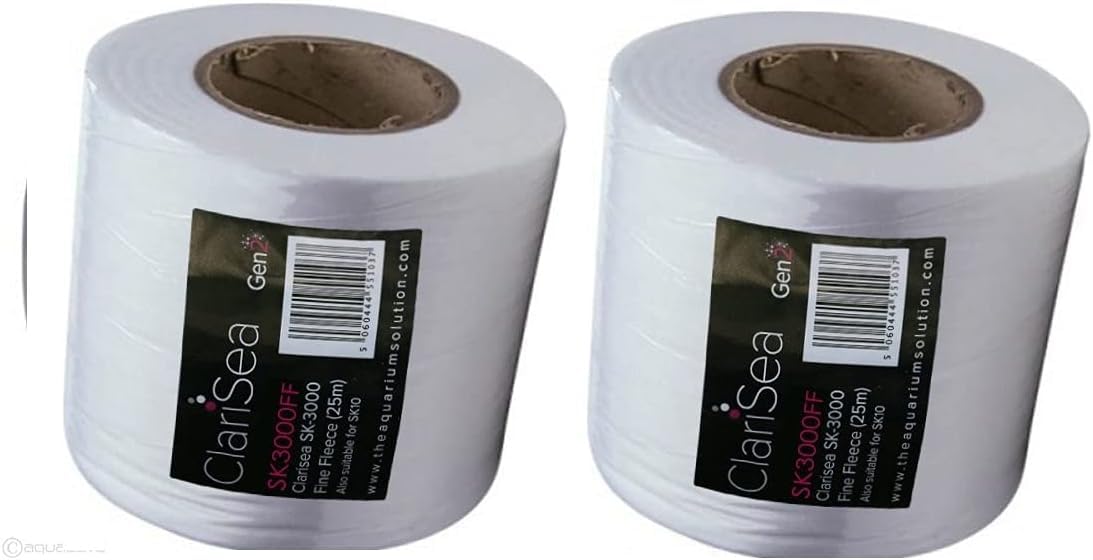ClariSea SK-3000XL Replacement 4" Roll Fine Fleece XL (Gen 2) (Two Packs) Plus American Top Aquatic Syringe