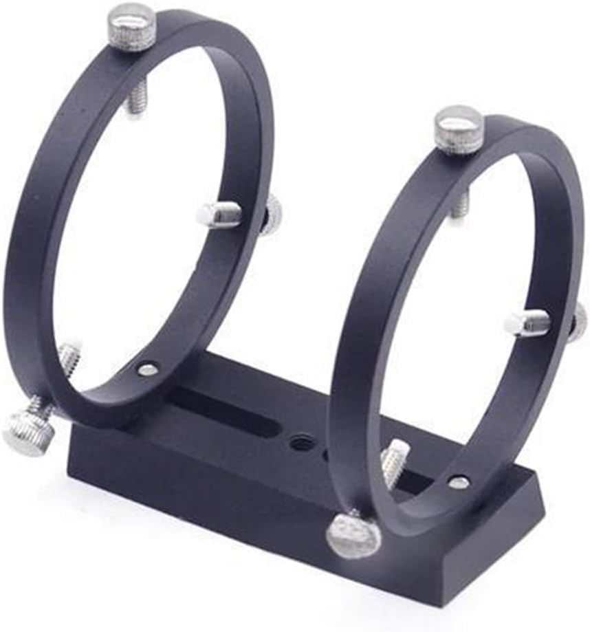 42 50 65 80 90mm 6-Point Scope Rings with Standard Dovetail Plate Astronomical Telescope Accessories(65mm)
