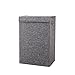 Hosroome Laundry Hampers with Lids Laundry Baskets with Handles Waterproof and Mildewproof Foldable Hamper Easily Transport Laundry,Grey