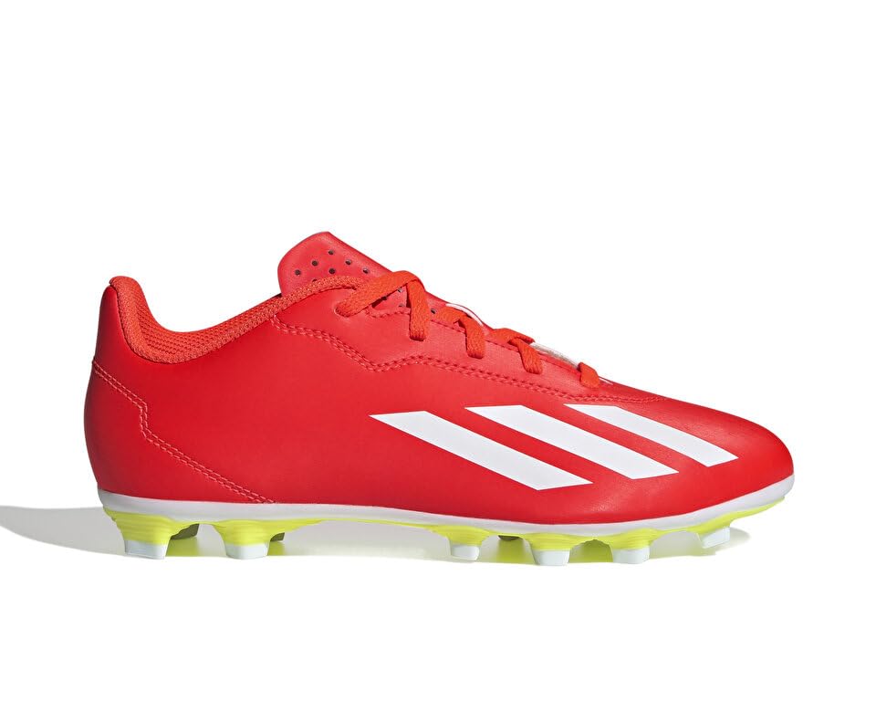 adidasUnisex-Child Kids X Crazyfast Club FxG J Flat Shoes, Solar Red, 13K, 13 UK