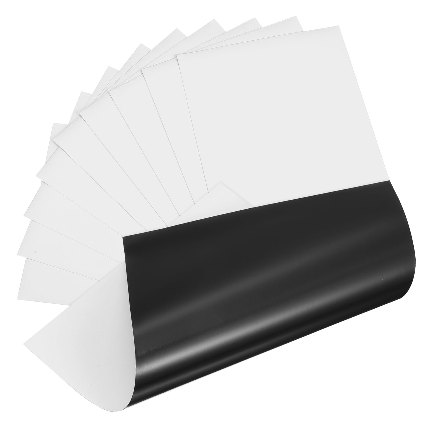 SHOWERORO Feuilles de Papier Magnétique pour Imprimante 10 Feuilles Faciles à Utiliser Adaptées Montage sur Tableau Blanc Ou Réfrigérateur