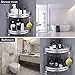 Hoomtaook Estanteria Ducha sin Taladros Estanteria Baño Ducha Rinconera Estantería de Esquina...