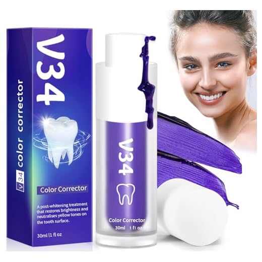 Pasta de Dientes Morada,Obsessive Blanqueador Dental V34 Pasta de Dientes Blanqueante Pasta Dientes Blanqueadora para Dientes Amarillos,Eliminación de Manchas Moradas,Dientes Blancos