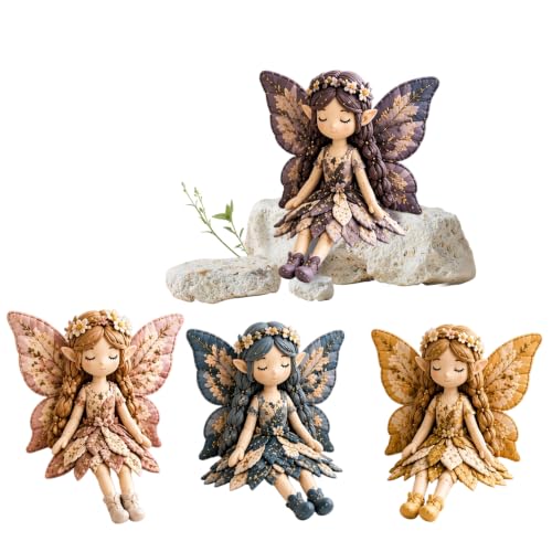 Kit couture créatif fée papillon : 4 poupées tissu fait main pour rompre le manque d'inspiration