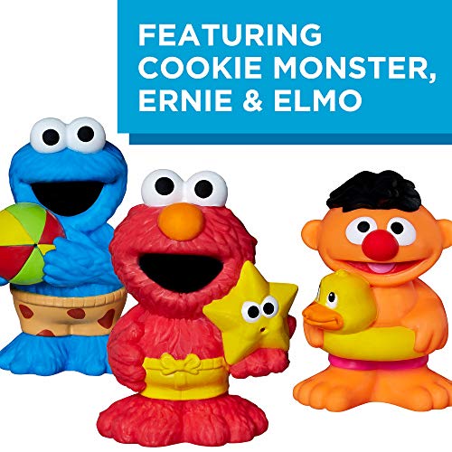 Sesame Street Bath Squirters, Bath Toys Featuring Elmo, Cookie Monster And Ernie, Ages 12 Months - 4 Years Assortment (Amazon Exclusive) #TOP2