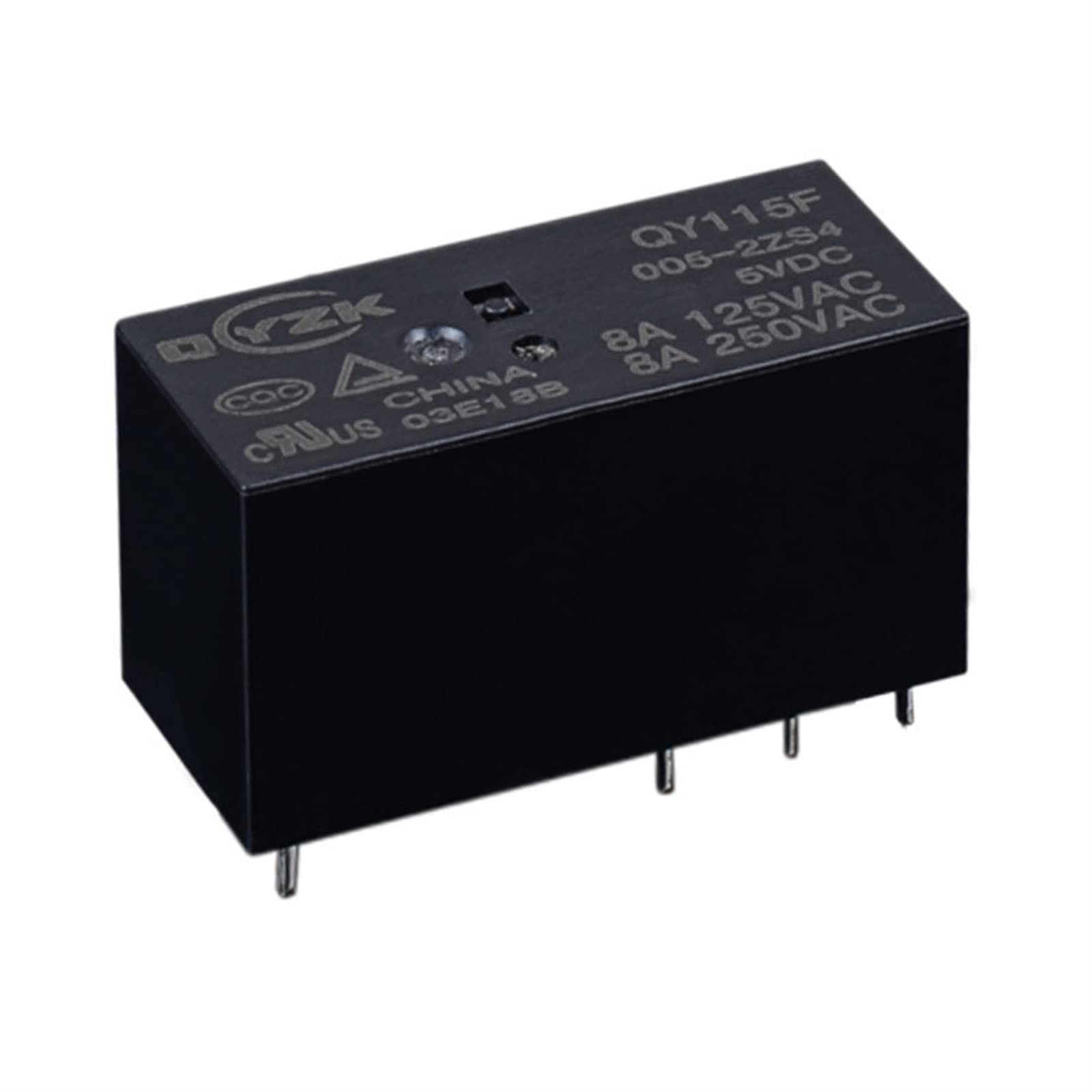2PC 5V Relais 8A Smart Socket dediziertes Leistungsrelais 6-poliges Leistungsrelais Ersatzteile (Size : 24v)