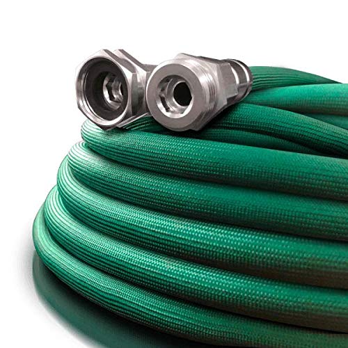 Flexon H2Zero50Cn Lightweight Fabric Garden Hose, 50 Ft, Green #TOP1