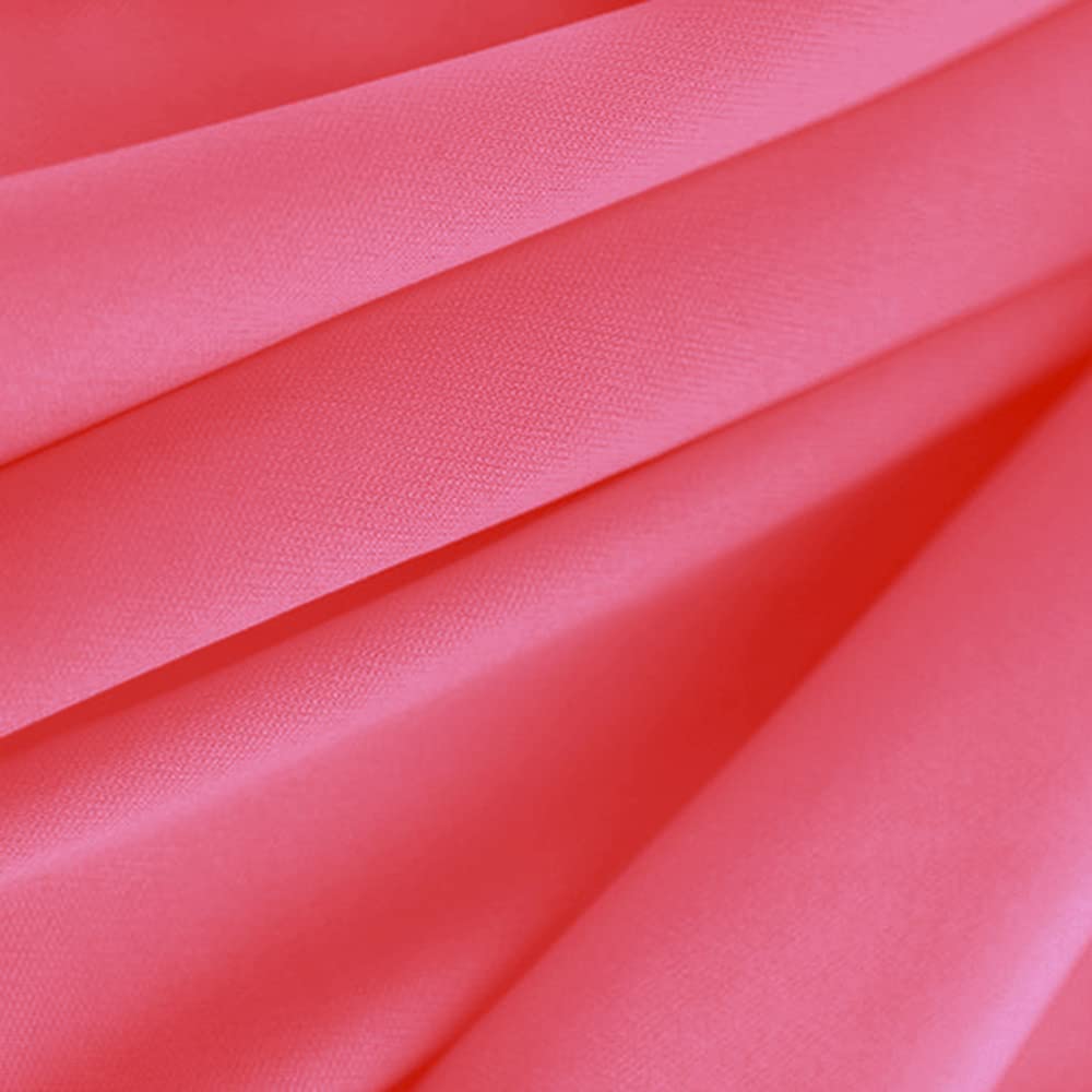 Texco Inc 60" Wide Solid Interlock Lining Fabric / 100% Polyester / 2 Way Stretch, Impassioned #20 3 Yards