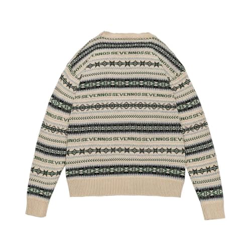 Men Oversized Goth Sweater Long Sleeve Pullover Y2K Harajuku Streetwear Knitted Top for Winter Fashion4