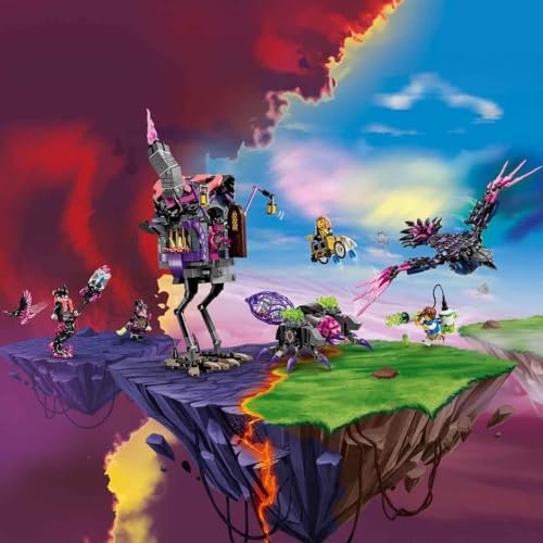 Image of LEGO DREAMZzz Midnight Crow of the Witch Never with Animals and Toy House Convertible to Spider and Bird Figure, Gift for Boys and Girls 9 Years and Older, Fantasy Creative Play 71478