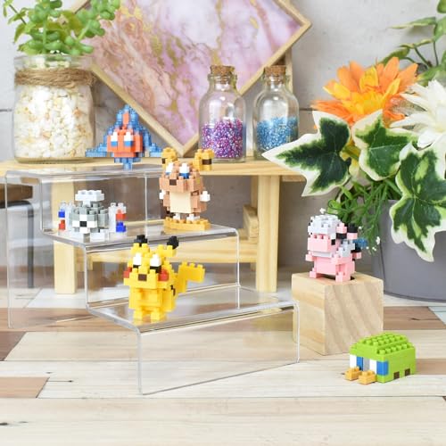 Bandai - Nanoblock - Pack Mini-Figurines Pokémon type Électrique - Coffret de 6 Figurines Pokémon à Assembler en Briques - Jeu de construction Maquette - Jouet Enfant 12 ans et + Ado Adultes - NBPM08B