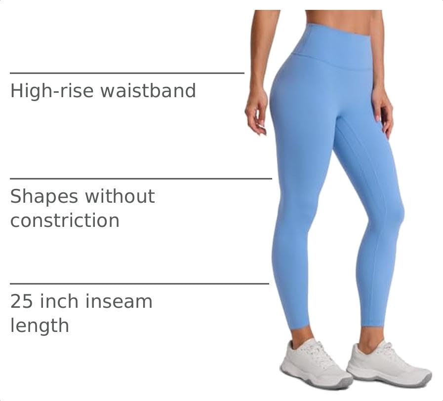 Image of CRZ YOGA SculptAir No Front Seam Leggings 25 inch