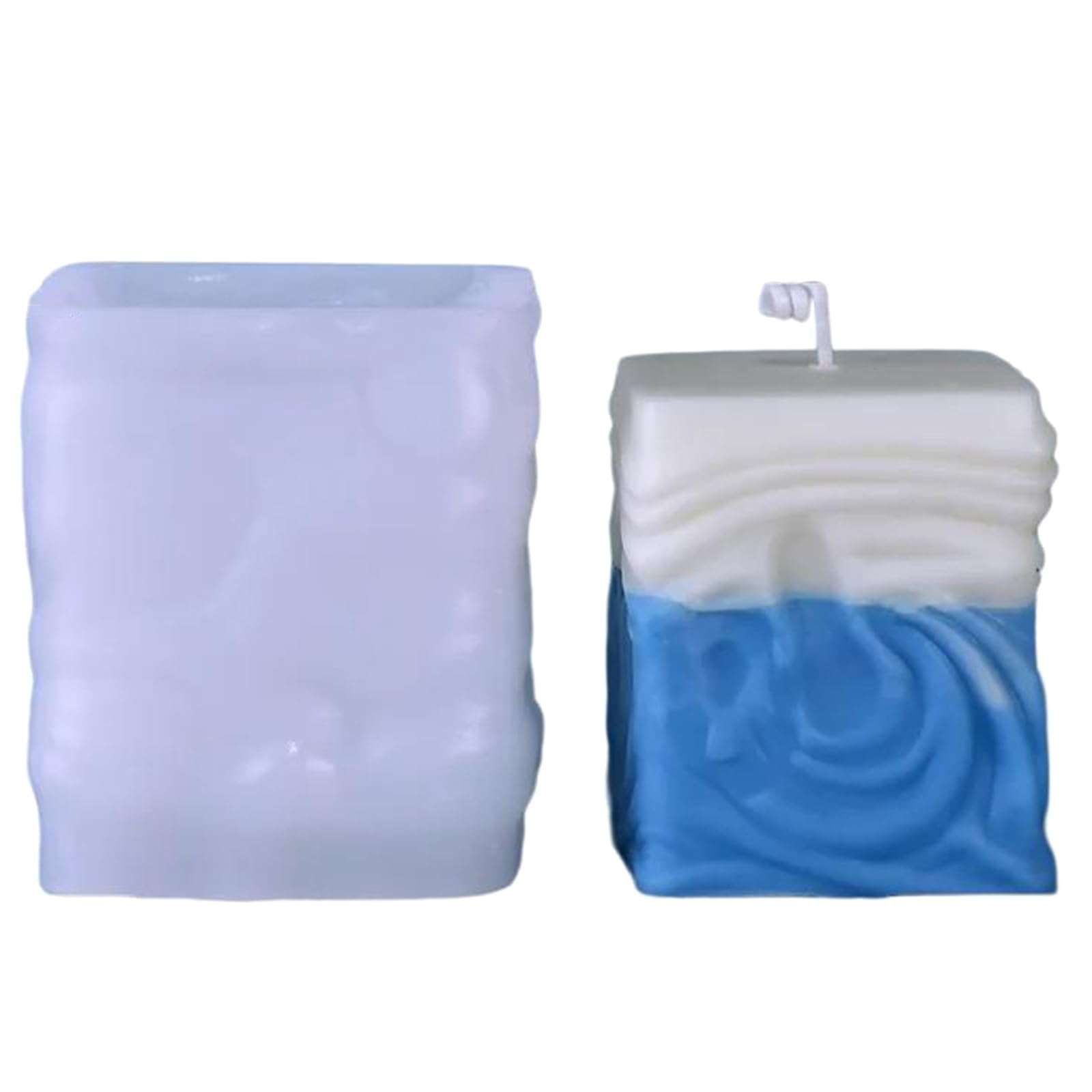 Tsophreniq Cube Molds, 3D Cubic Molds for Soap Craft Home Decorations Crafting