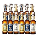Hacker Pschorr German Specialty Beer Mixed Case - Hefe weisse, Kellerbier, Münchner Gold (500ml) (12 Pack) - Beer Gifts for Men and Women, Mens Birthday Gifts, Beers and Lagers Offers Deals