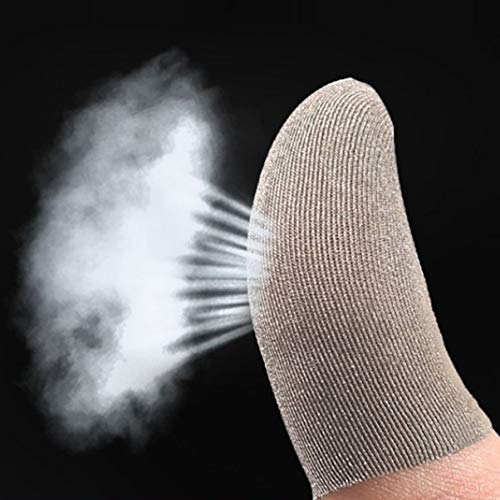 CLISPEED 5 peças de proteção de dedo para tela sensível ao toque, respirável, antitranspirante, capa