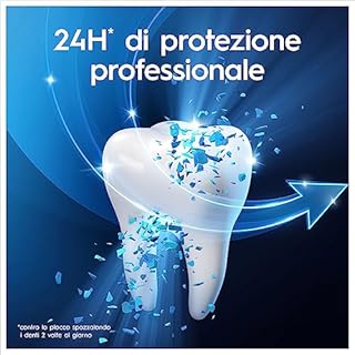Oral-B DENTIFRICIO Pro-Expert PULIZIA PROFONDA, Protezione di 24 Ore CONTRO LA PLACCA, Clinicamente Provato, Confezione da 5 Dentifrici (5x75ml), Gusto MENTA DELICATA
