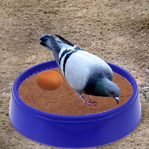 Image of Mipcase Bird Nest for Cage Lightweight Pigeon Nesting Box 8.26X8.26X6.49 Inches Large Capacity Egg Container for Small Birds Breeding and Decorative Use