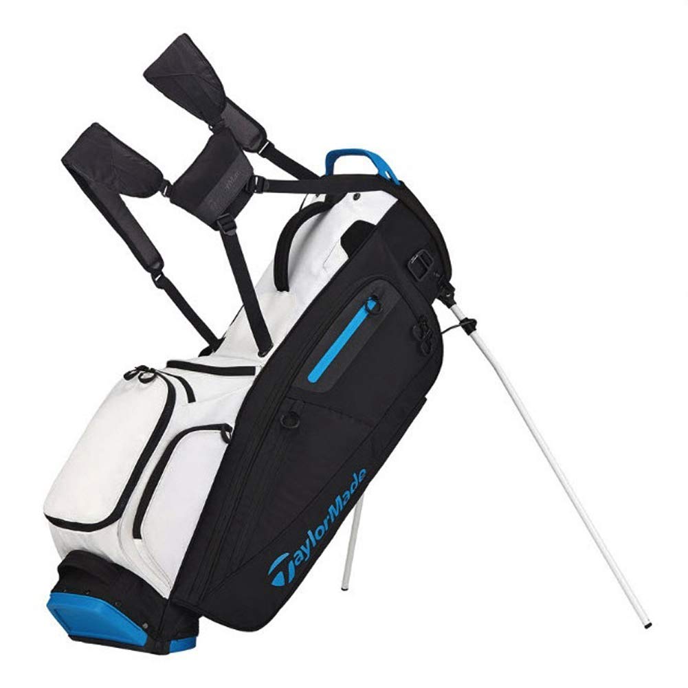 [TAYLORMADEOEM] Flextech TM17 UPG Stand Bag White/Black/Blue Color Unisex Golf Sports