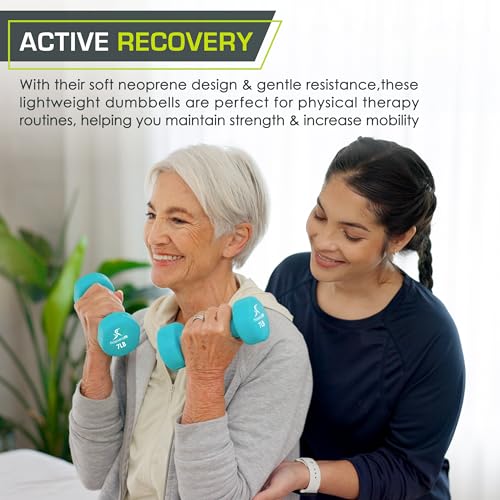 Image of ProsourceFit Neoprene Dumbbell Coated for Non-Slip Grip
