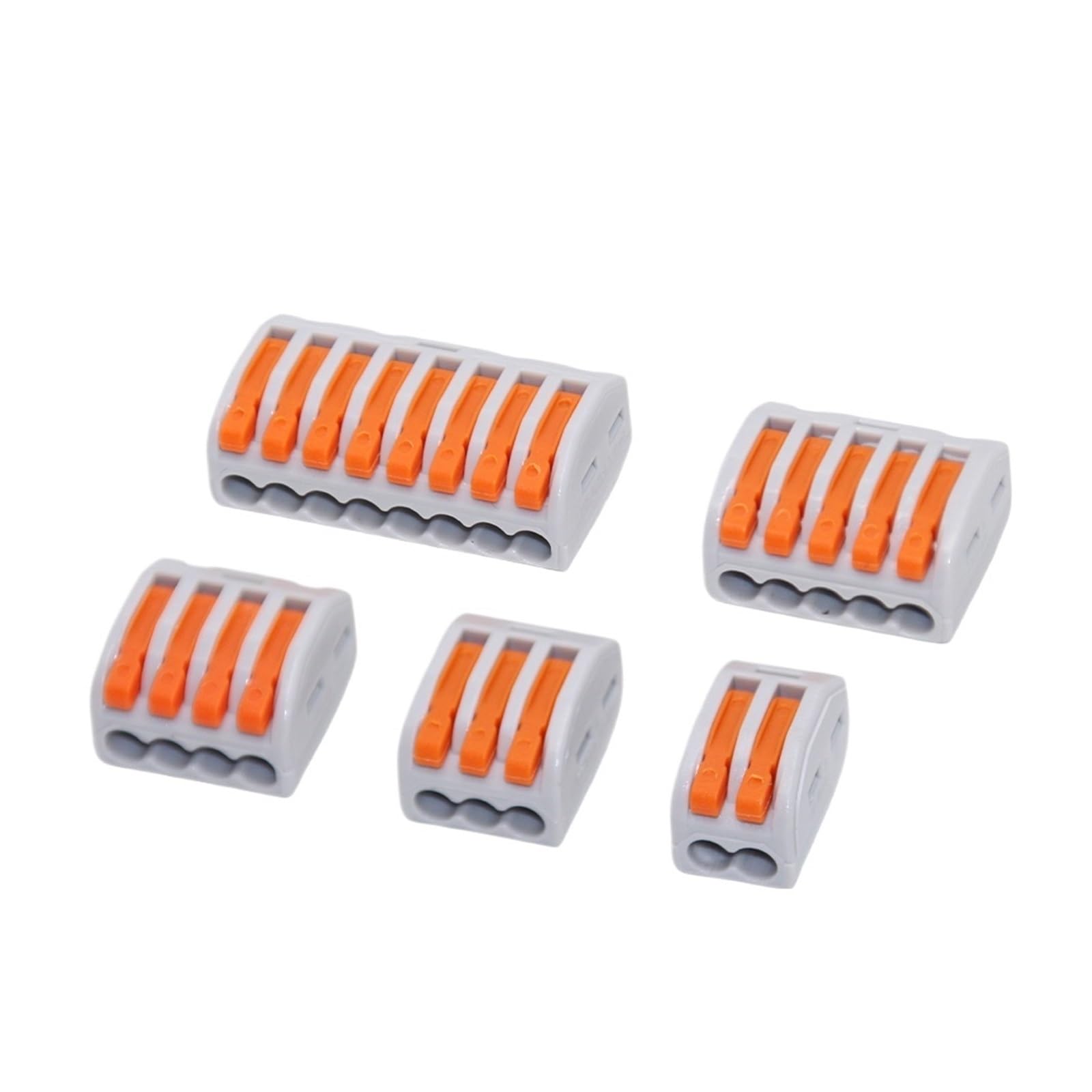 30/100PCS Push-in Filo Elettrico Morsettiera Connettore Veloce Universale Leva C Docking Collegamento 32A 250V(413,100 PCS)