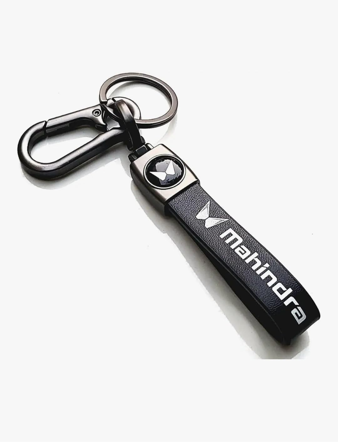 PREMIUM LEATHER & Key Cover with Hook KeyChain Compatible with MAHINDRA Unique Stylish look For Men Women BIKE & CAR Keyring for NEW LOGO MAHINDRA THAR/XUV700/BOLERO/SCORPIO-image-22