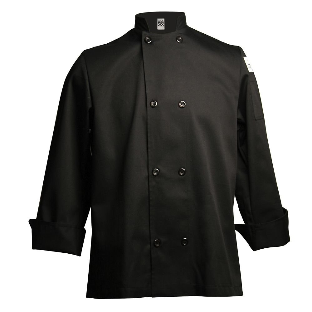 Chef Revival Jacket Black - Size Medium