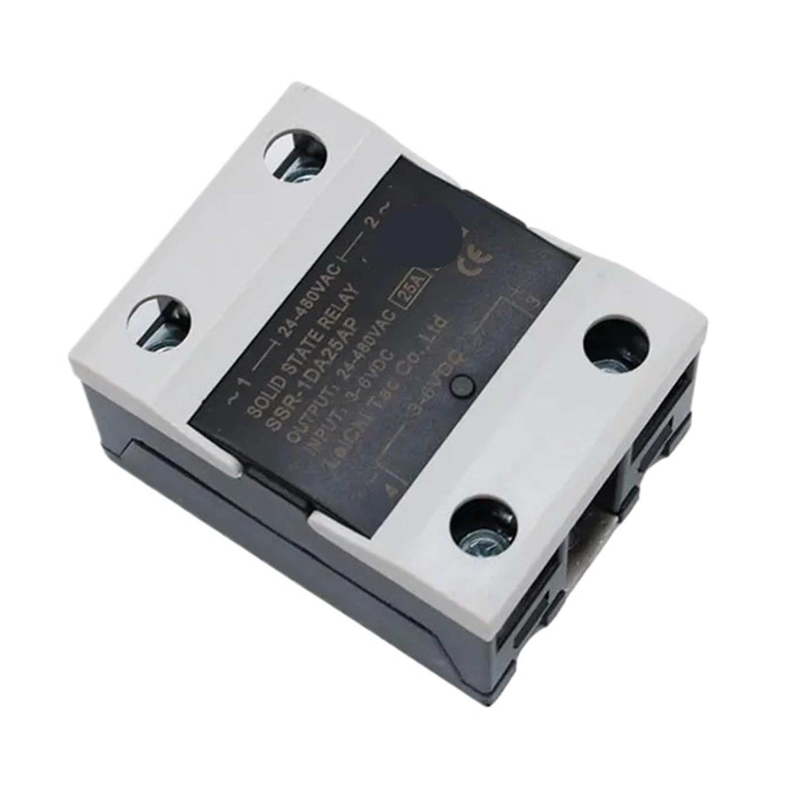 SJJBVPYX Random Solid State Relay 10A 25A 40A 60A 80A 100A 120A DC Control AC Single Phase Control 3-6VDC 24-480VAC(60A)