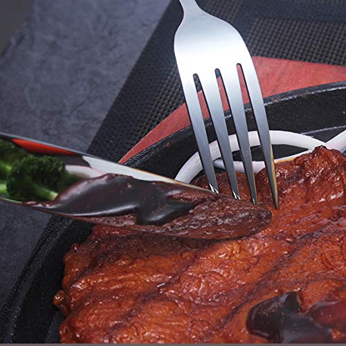 BESCH 6 Tischgabeln aus Edelstahl 20 x 2,5 cm