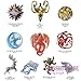 FUNSHOWCASE Game Thrones GOT Inspired House Sigils and Mottos Silicone Molds for Sugarcraft, Fondant Cake Decor, Cupcake Topper, Polymer Clay Resin Casting Jewelry and Crafting Projects, 4-in-set