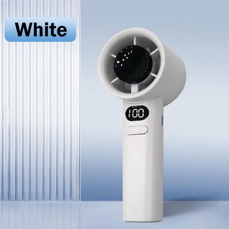 Image of Portable Digital Handheld Cooling Fan with LED Display, personal cooling fan M 11 USB Fan | Assorted Colour