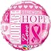 PIONEER BALLOON COMPANY 35119 Breast Cancer Inspiration Balloon Pack, 18"