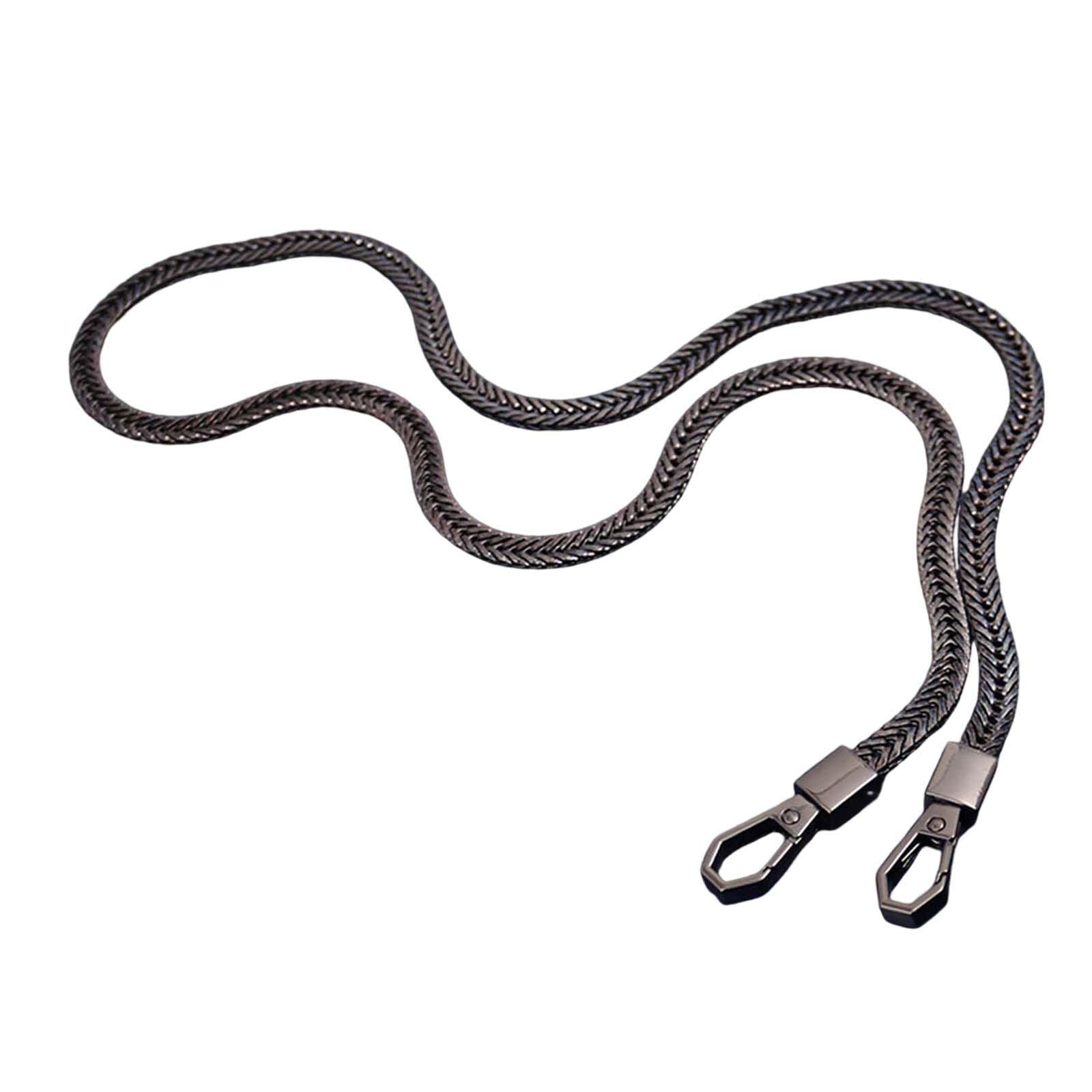 Metal Bags Strap Replacement Purse Straps Messenger Shoulder Bag Wallet Black 1.0 Meter-image-37