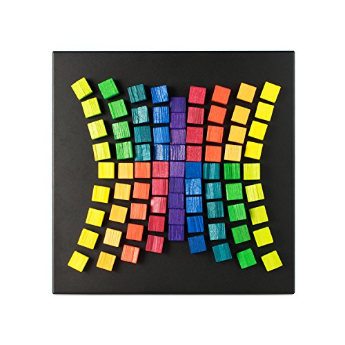 PLAYABLE ART Aimant en Relief carré 81 concentration stress - 8