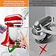 Zubehör Set für kitchen aid, 1 Gleitbrett für kitchen aid 4,5-5 Qt und 2 Schwarz Kabelaufwickler Home Gadgets Kabel Organizer