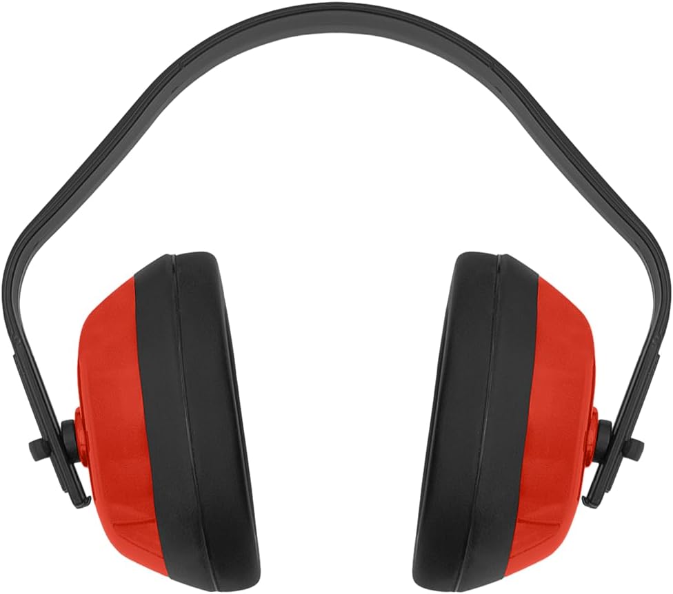 Zenport EM101-3PK Standard Ear Muffs, Red/Black, 3-Pack