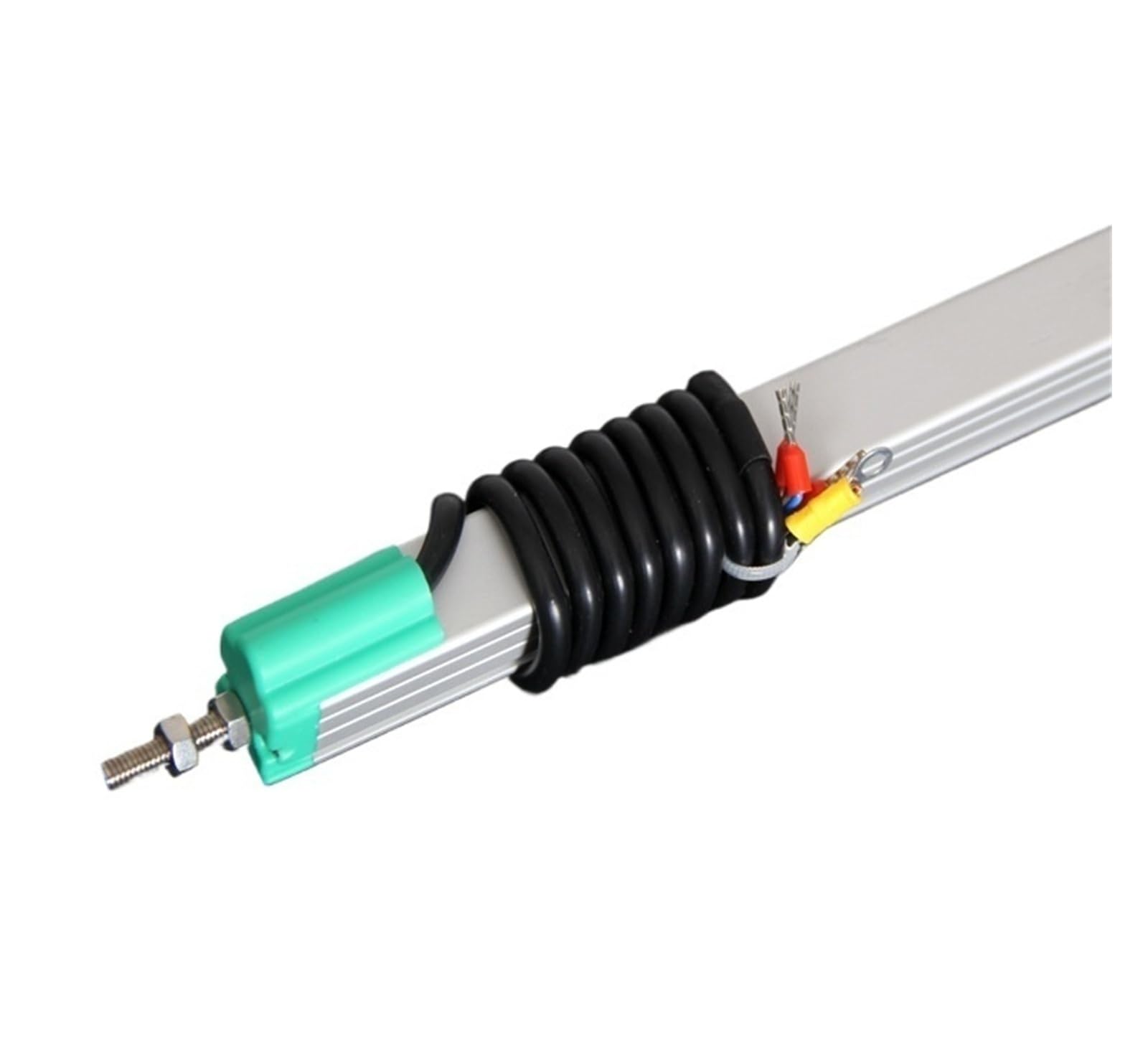 Máquina de moldeo por inyección, regla electrónica, tipo de soporte de barra de acoplamiento, molde de palé, sensor de desplazamiento lineal (125 mm)