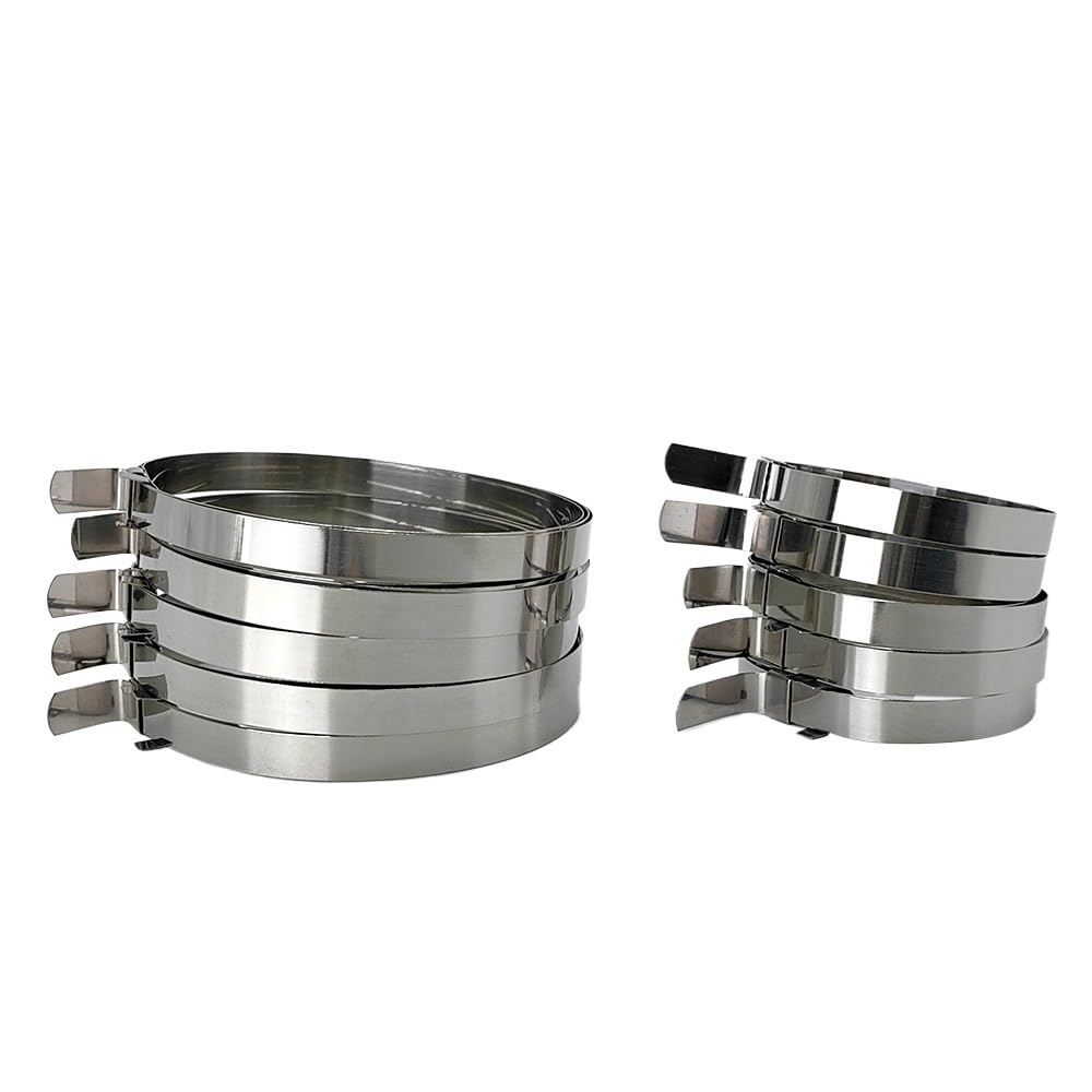 Cuffia giunto omocinetico Kit giunti Kit di morsetti a crimpare per giunto omocinetico universale da 10/20 pezzi, fascette per auto, fascetta 5/10-corta, 5/10-grande(10set-20pcs)