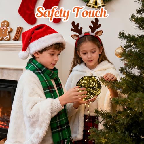 Isisyu 2 Stück Lichterkette Batterie, 5M 50 LED Warmweiß Micro Lichterkette Batteriebetrieben mit Timer… – Ansicht 5