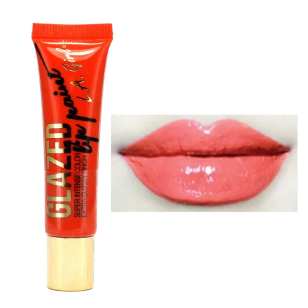 L.A. Girl LA Glazed Lip Paint, Hot Mess, 12ml