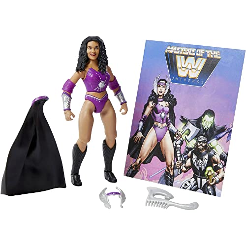 Figurine WWE Masters of the Universe Chyna articulée pour collectionneur