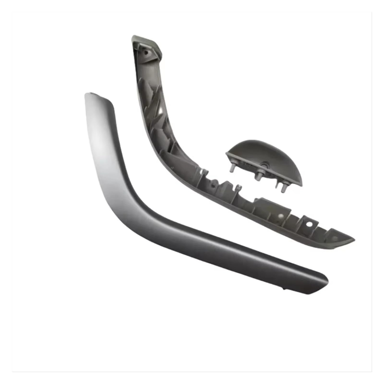 LinQianBhD for Peugeot 408 1.6i 2.0i 9345AA 9345AG A61E-3Piece Right Front Door Handle Cover Plate Trim Strip Brackets Inner Bowl Inner Car Door Handle