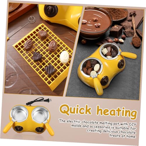 Fundidor eléctrico doble para chocolate LABRIMP 110v miniatura 3