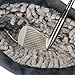 FAR&STRAIGHT Golf Club & Ball Cleaning Pouch – Soft Microfiber Interior for Gentle Cleaning – Clip-On, Washable Bag (Black)