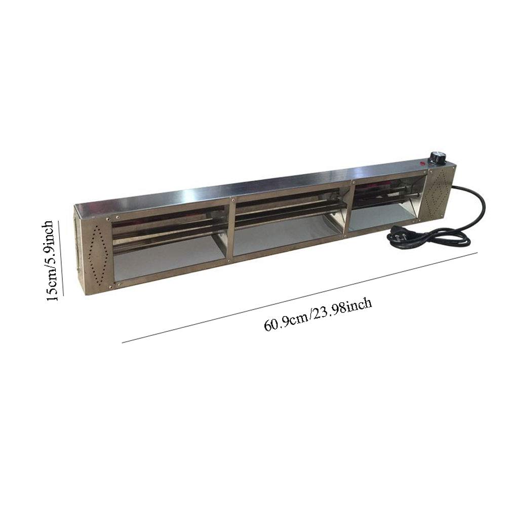 Lampe Chauffante Accrochante D'acier Inoxydable, Commercial Réchaufeur d'aliments pour les Buffet Restaurants et les Cuisines D'hôtel, Gardez la nourriture et les plats au chaud