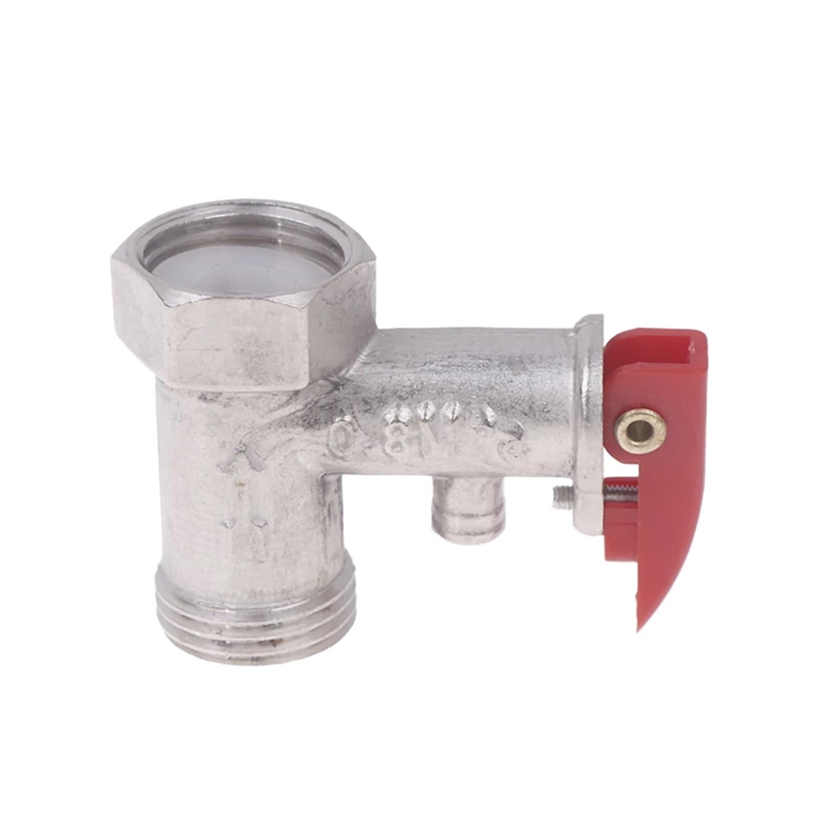 Válvula Solenoide, Válvula de seguridad for calentador de agua eléctrico, válvula de alivio de resorte reductora de presión ajustable Coppe de 1/2 pulgadas (DN15) for sistema de calentadores de agua