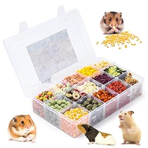 Rabbit and Hamster Snack, Fruit and Veggie Treats – Natural Freeze-Dried Healthy Rabbit Treats – Perfect Bite-Sized Bunny Treat, Guinea Pig Treat, Hamster Treat!