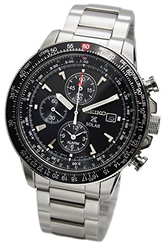SEIKO PROSPEX SSC009P1 SOLAR ALARM CHRONOGRAPH �Z�C�R�[ �v���X�y�b�N�X �t���C�g�}�X�^�[ �p�C���b�g �N���m�O���t 100m�h�� [���s�A���i]