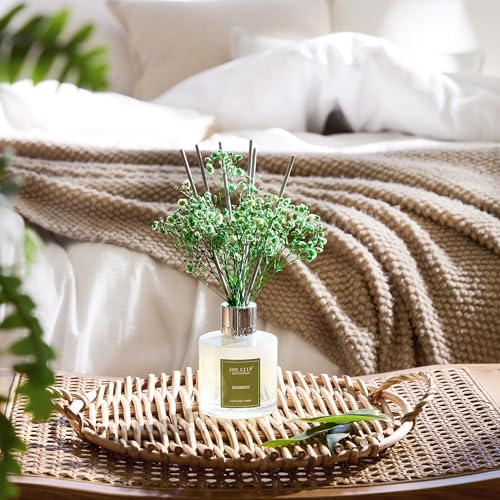 Image of Airkeep Reed Diffuser Set - 3.38 fl oz(100ml) Bamboo Scent Diffuser Home Fragrance Diffuser Set Includes 8 Reed Diffuser Sticks,Home Decor & Office Decor, Fragrance and Gifts