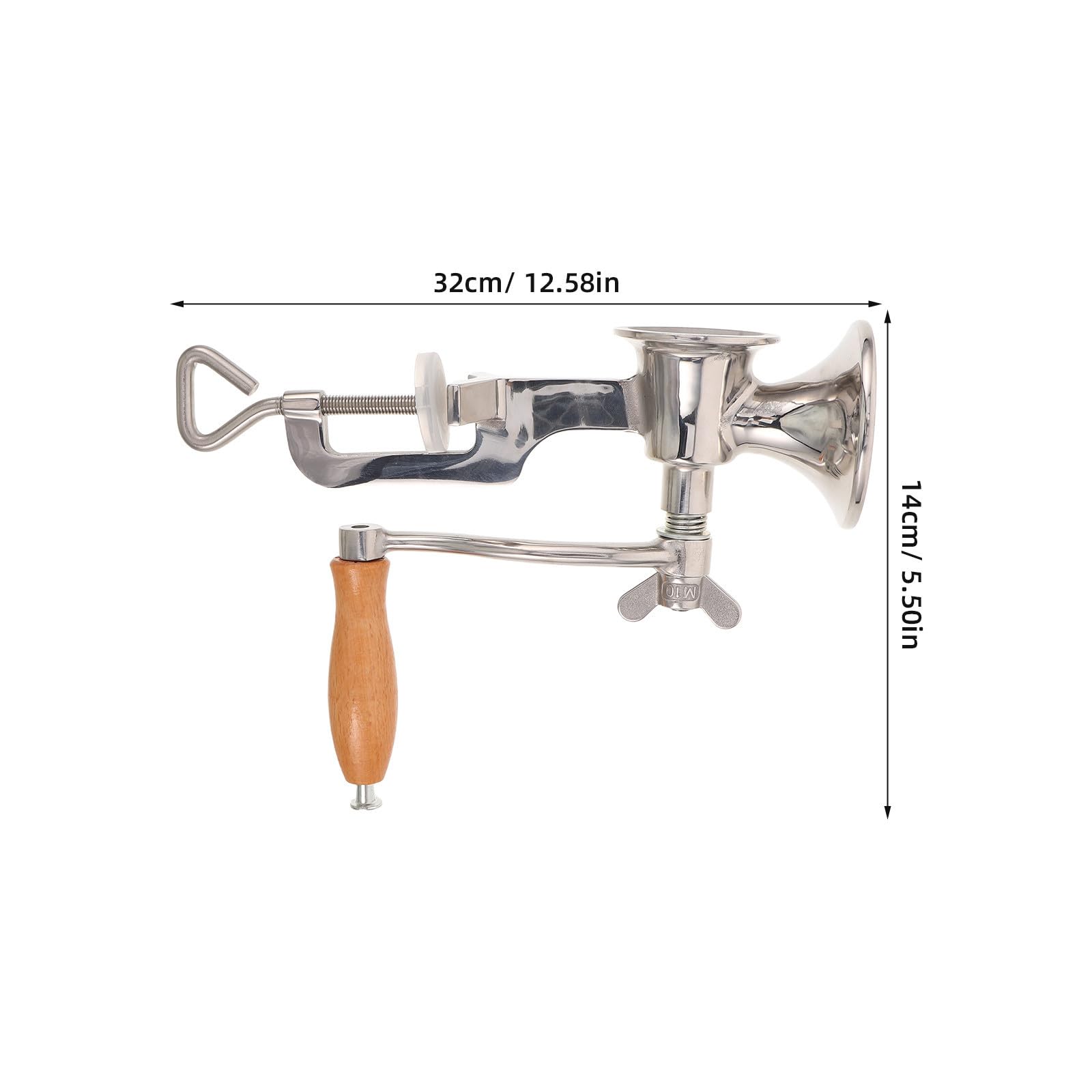 IMIKEYA Molinillo Manual de Acero Inoxidable 304 para Café y Arroz con Diseño Compacto y Fácil Mantenimiento Adecuado para Cocina y Uso Doméstico